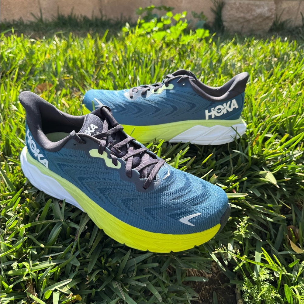 Hoka One One Arahi 6 blue graphite men Size 10D NEW - Picture 12 of 17